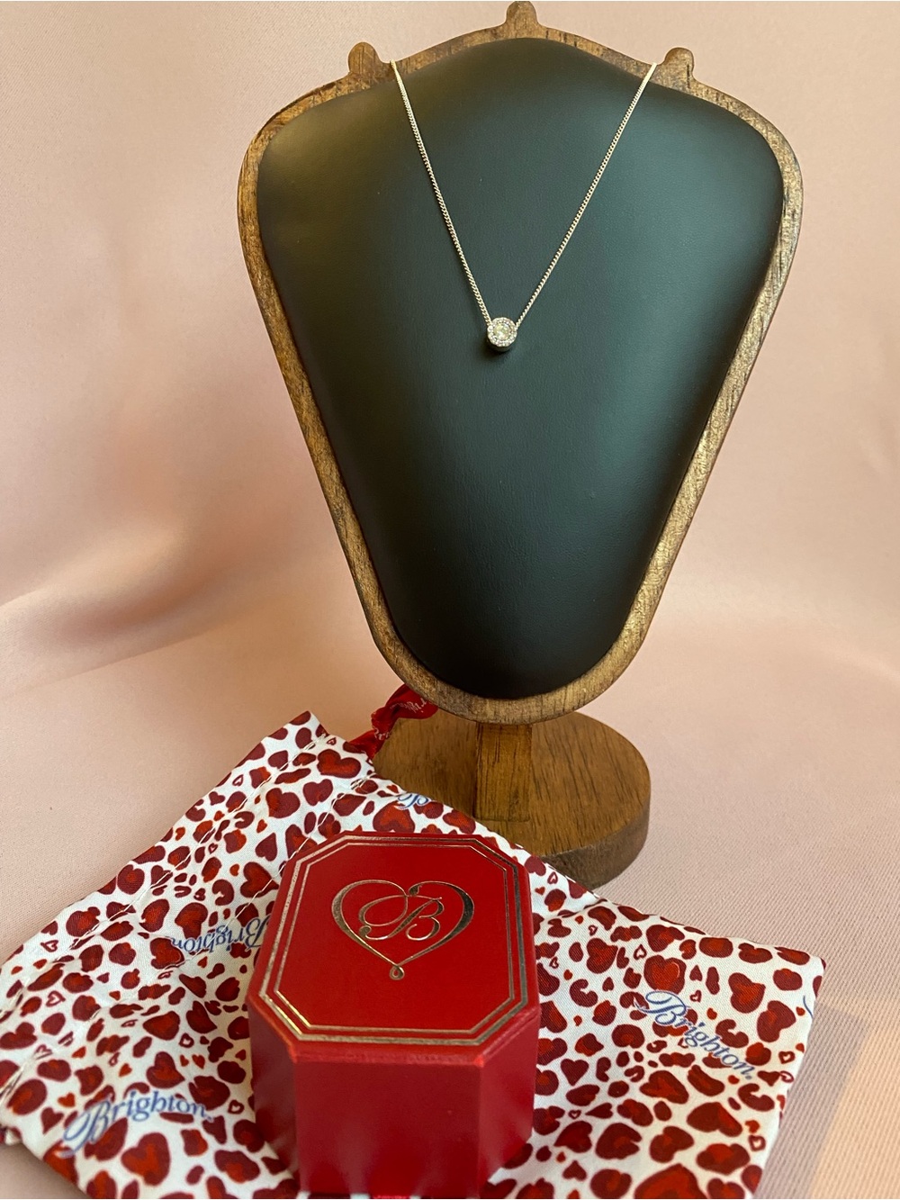 NIB Brighton Silver Illumina Solitaire Necklace